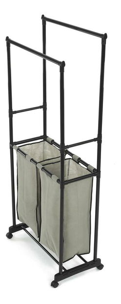 Cuier cu roți Ganara (negru + gri)