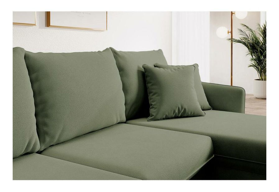 Colțar Vivaldio L (măslin + negru)