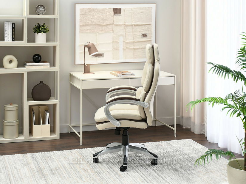 Irodai fotel Abelendes (barna + szürke)