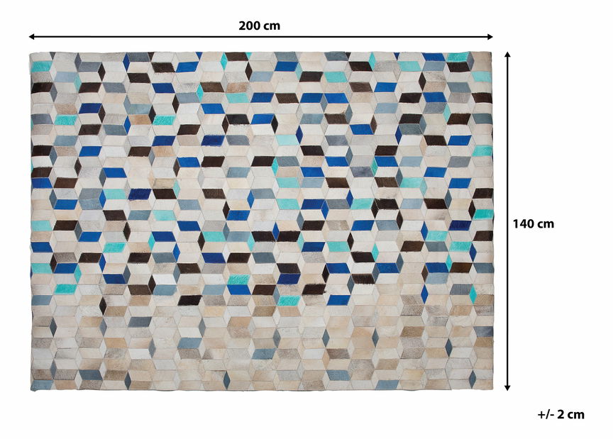 Covor 200 cm Giova (albastru închis)