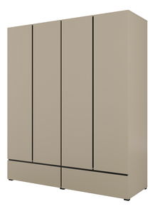 Šatníková skriňa Crossroad S20 (congo + čierna)