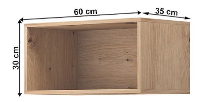 Raft închis Svaren ER 60 (stejar artisan)