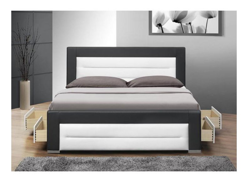 Manželská posteľ 160 cm Taona (s roštom)