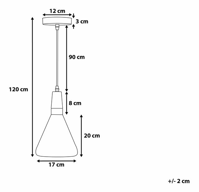 Viseća svjetiljka Adar (srebrna)