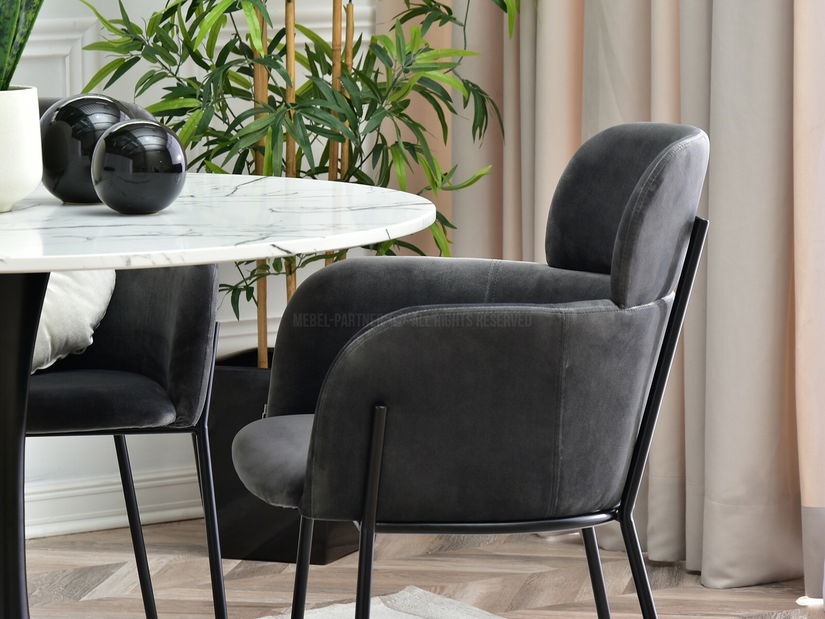 Stolica Baggie K (grafit + crna)