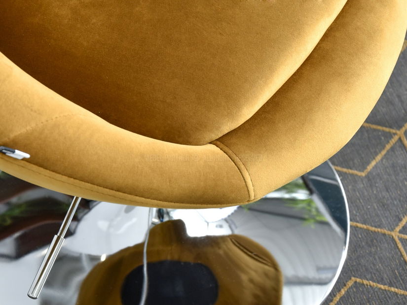 Fotoliu Lush 3 (auriu + crom)