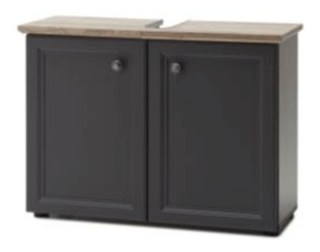Mosdó alatti szekrény Taryne (sötétszürke)