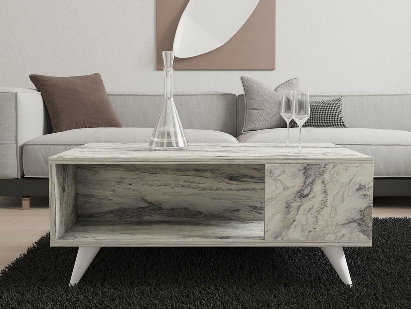 Stolić za kavu Yan (mramor frezija)