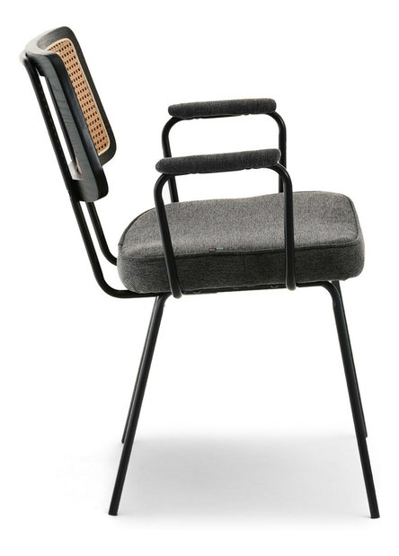 Scaun Cleo (grafit + negru)
