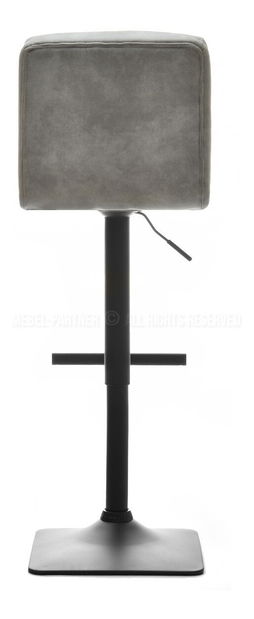 Stolička Hanoi (sivá + chrómová)