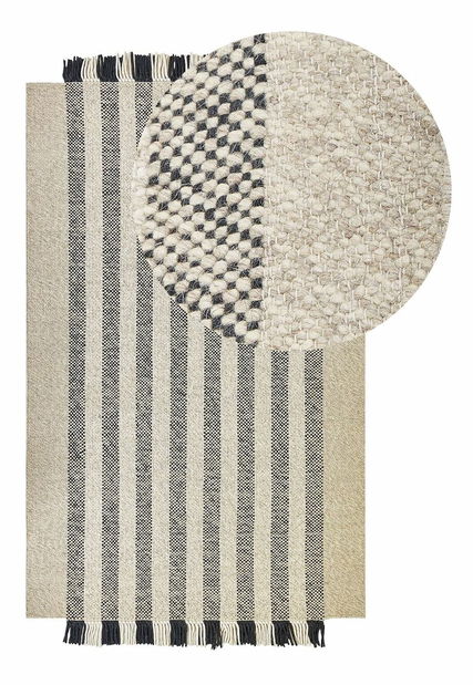 Koberec 140 x 200 cm Tacet (biela)