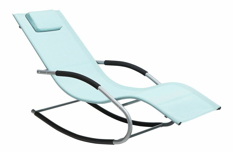 Záhradné lehátko Carro (svetlomodrá)