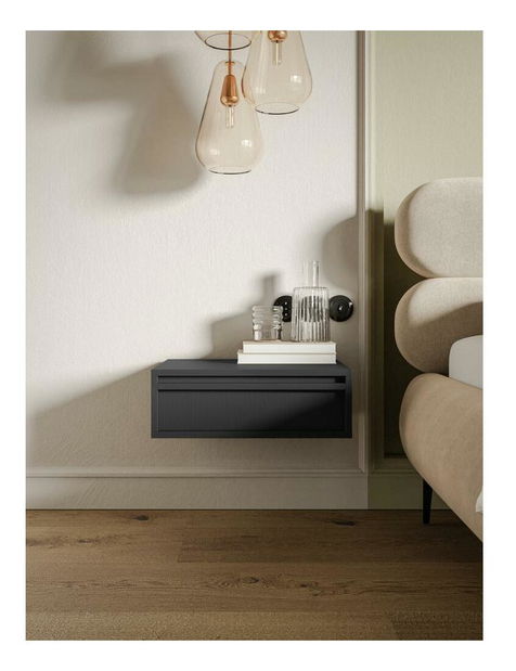 Noćni stolić Evane E1 (crna)