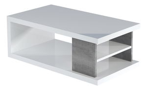 Stolić za kavu Liora (bijela + beton)