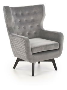 Kreslo ušiak Tais (sivá)