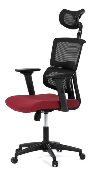 Irodai fotel Kurosadas (bordó + fekete)