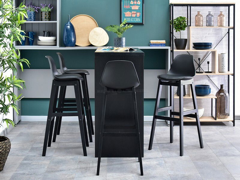 Stolička Evan (čierna)