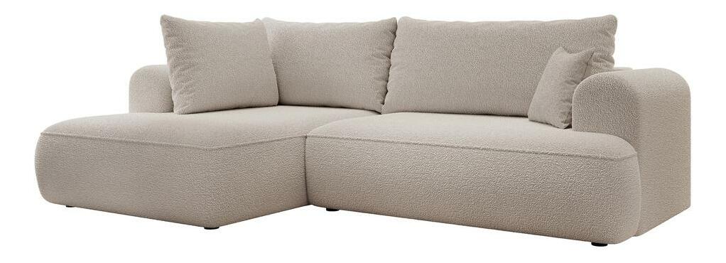 Sarokkanapé Olivo II (B) (világos bézs + fekete)