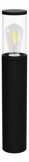 Vanjska podna svjetiljka Wellington (prozirna + crna mat)
