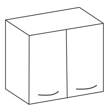 Horná kuchynská skrinka Lewis 80 G 72