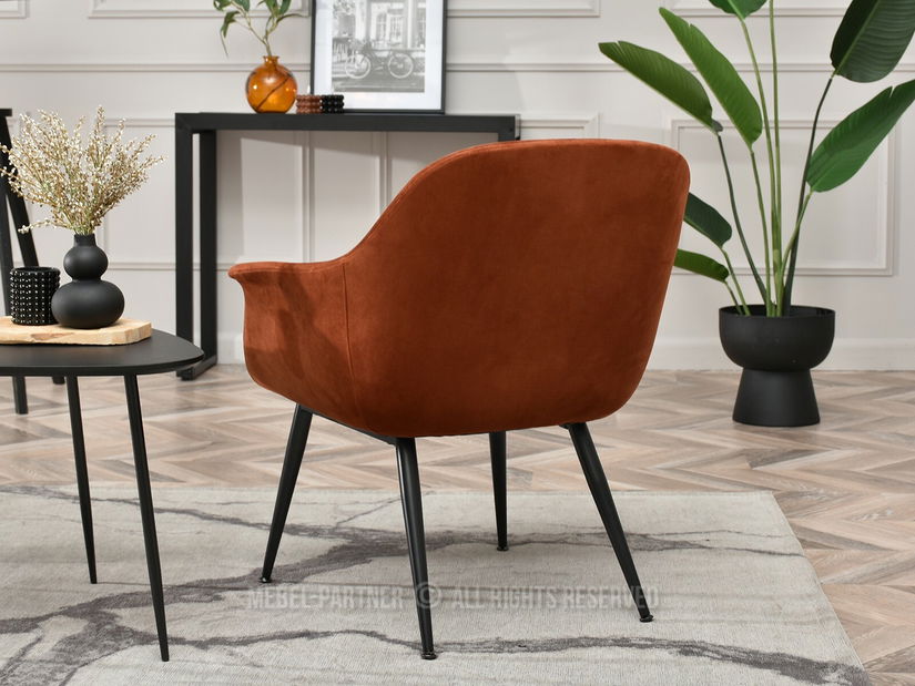 Fotel Osmol F (réz + arany)