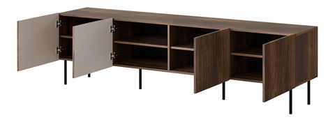 TV szekrény/asztal Orlandio 4D (warmia dió)