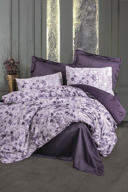 Set cearșafuri din satin 200 x 220 cm Widow (Violet)