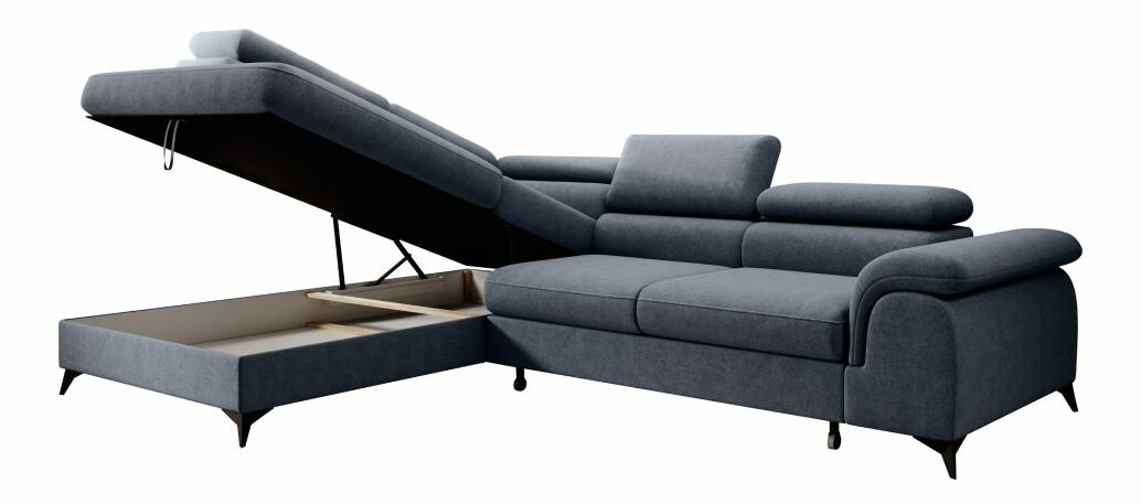 Rohová sedacia súprava PONA (sivá)