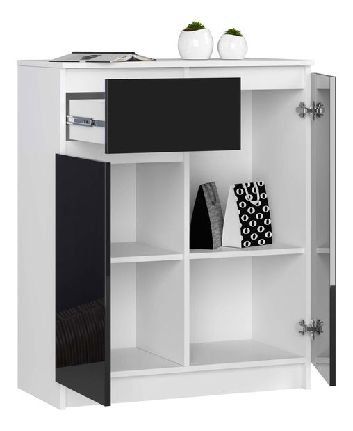 Comodă Kaveri (negru lucios)