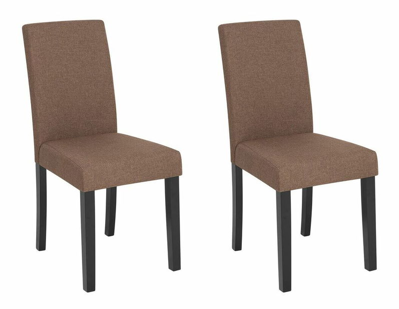 Set 2 ks. jedálenských stoličiek BORWAY (hnedá)