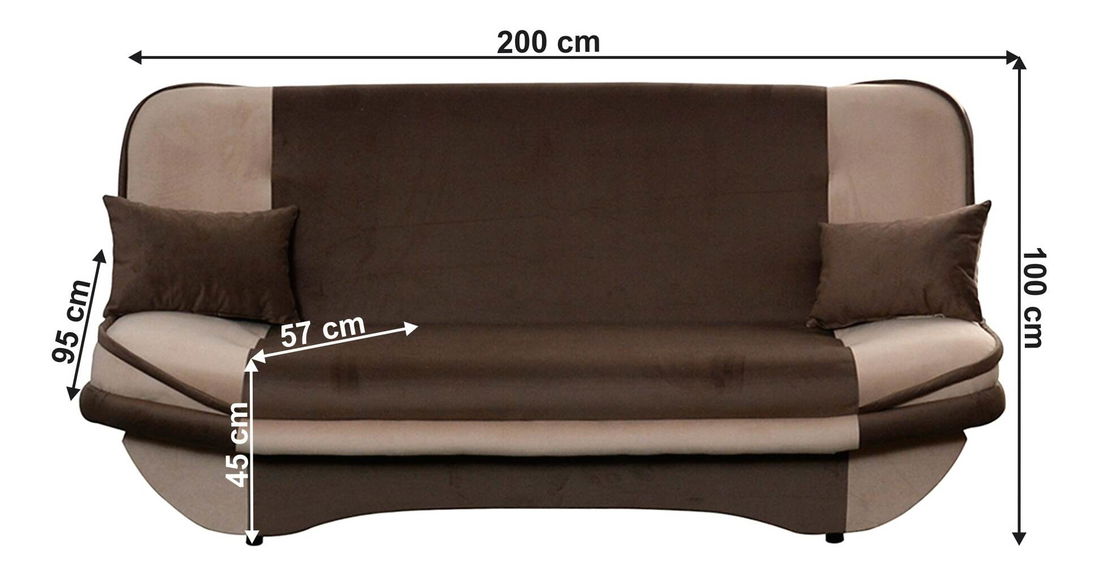 Rozkladacia pohovka Gapo (soro 23 + soro 28) 