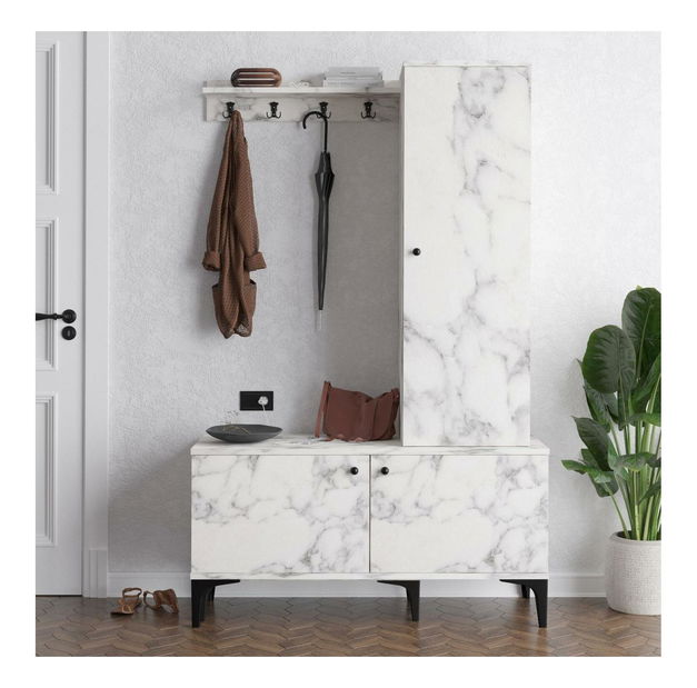 Mobilier hol Aliex 11 (marmură carrara)