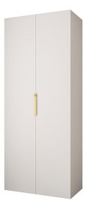 Ormar za garderobu 100 cm Carmela 40-4 (bijela + zlatna)