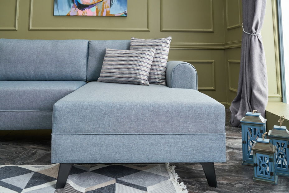 Canapea extensibilă Belli (albastru)