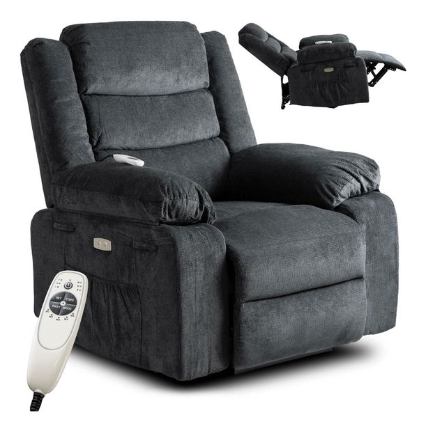 Fotoliu masaj Jornaleros (gri închis) 