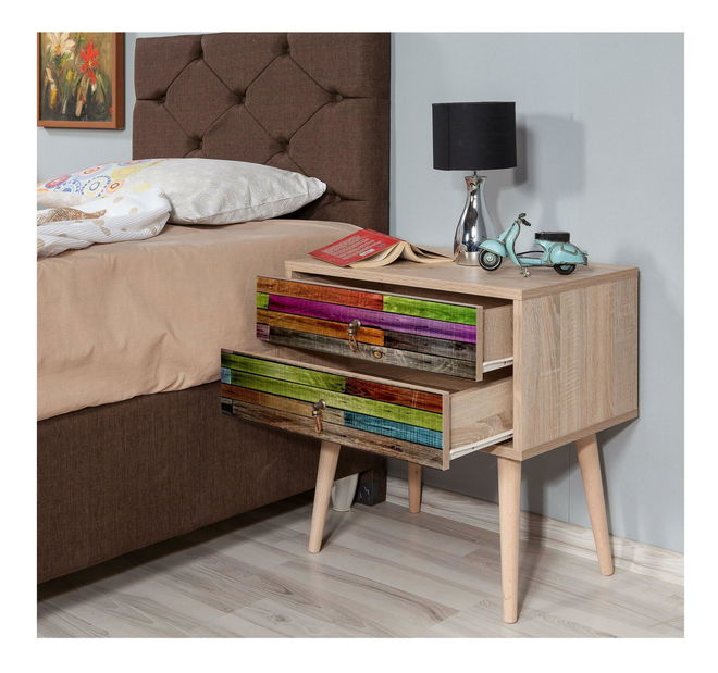 Noćni stolić Sopatu 14 (hrast sonoma)