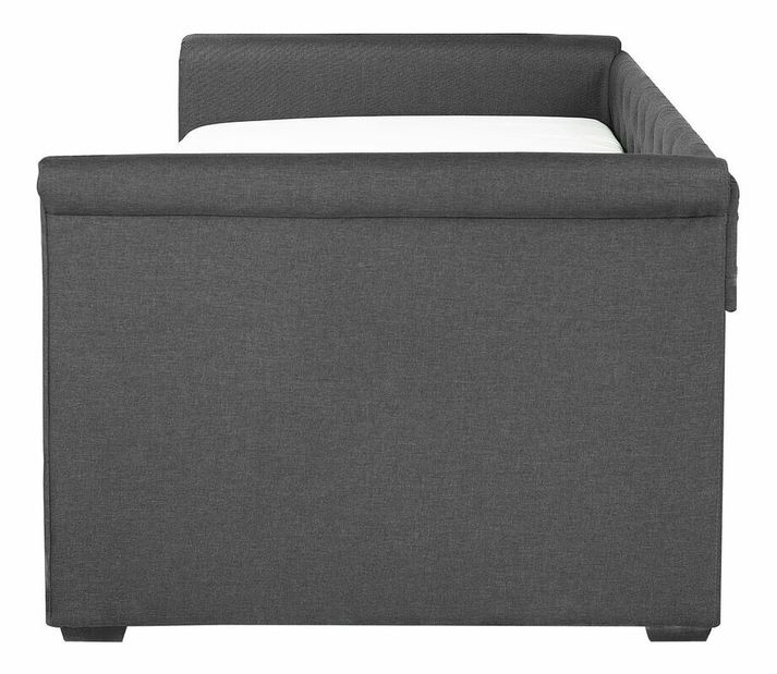 Rozkladacia posteľ 90 cm LISABON (s roštom) (sivá)