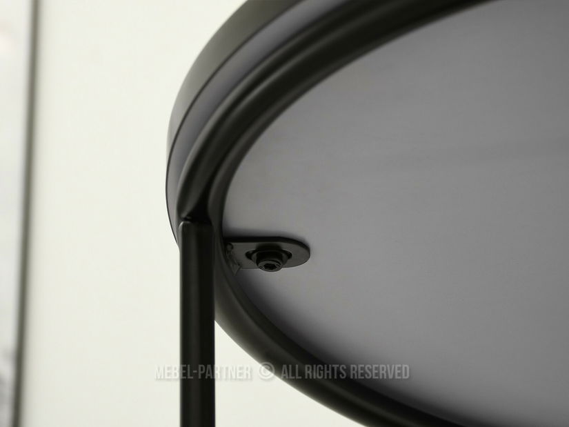 Konferenčný stolík Ringo (grafit + čierna)