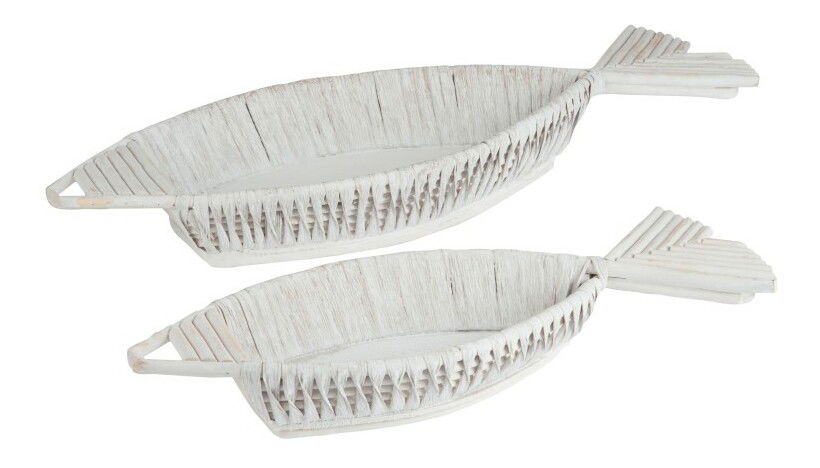 Misa Jolipa Fish (63x24x9cm) (Biela) (2ks)