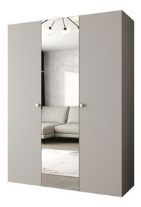 Ormar za garderobu 150 cm Parna 2 (kašmir + srebrna)