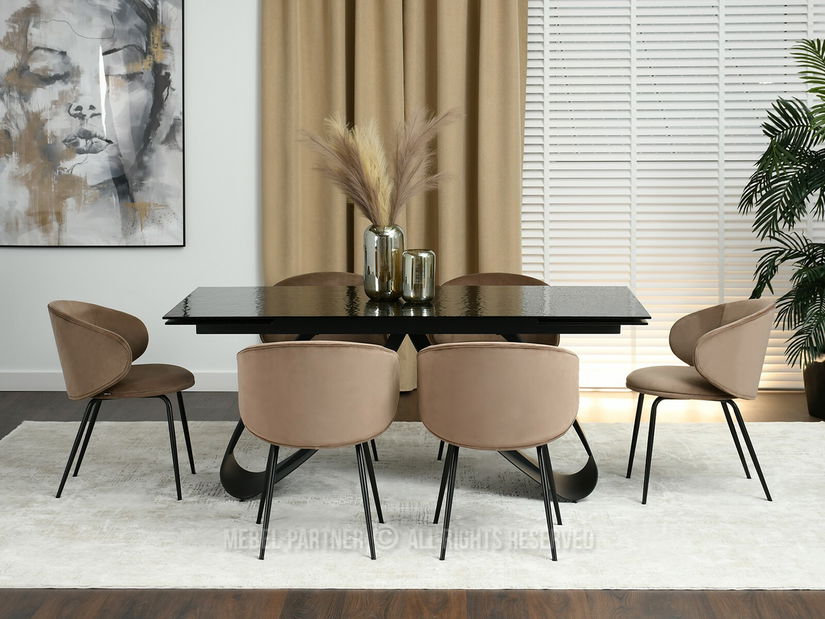 Szék Carmen (bézs + arany)