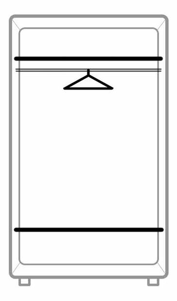 Ormar za garderobu Solomon SOL 07 