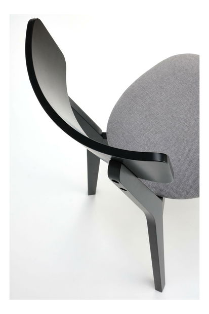 Scaun sufragerie Tentempies (negru + gri) 