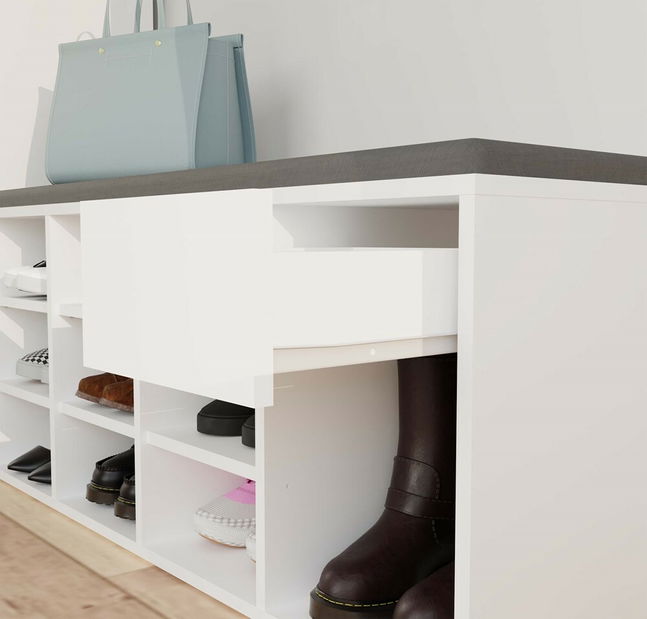 Cipőtároló Telos 1 (fehér)