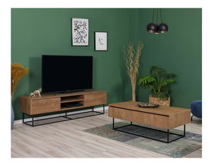 Set za dnevni boravak Laxi 10 (orah + crna)