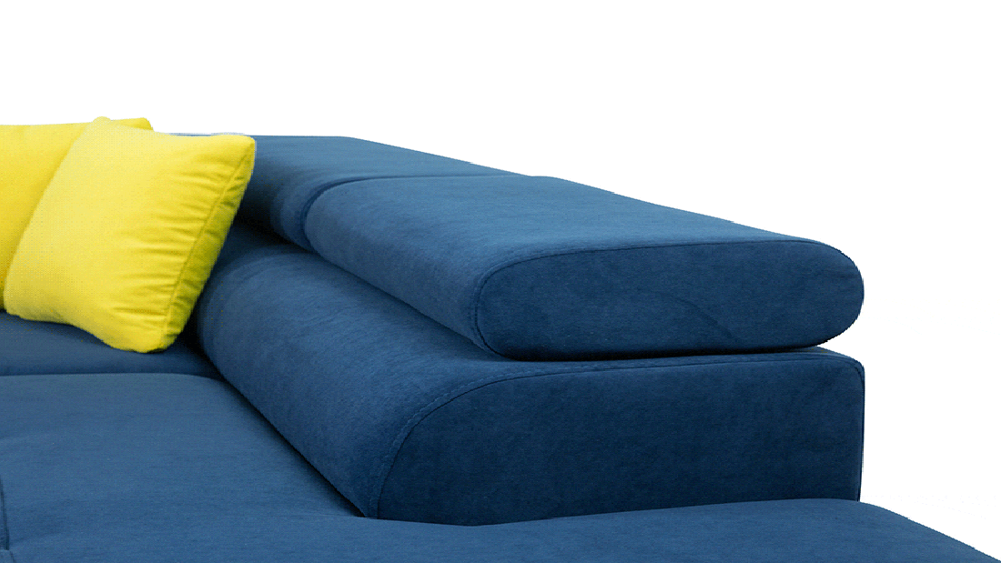 Rohová sedacia súprava Alphard Bis (P) (ekokoža soft 017 + uttario velvet 2967 + uttario velvet 2959)