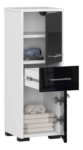 Ormarić za kupaonicu Farid TYP6 (crni sjaj)