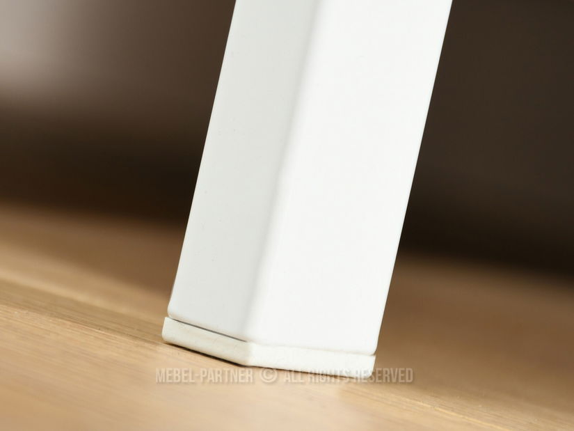 Nočný stolík Torry (dub + biela)