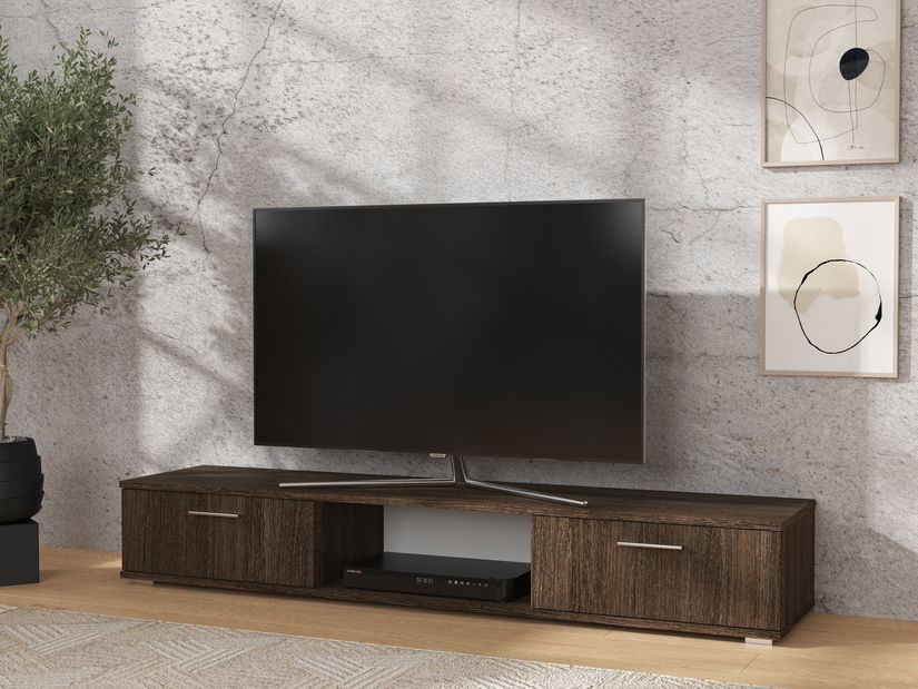 TV asztal Aris (csokoládé tölgy)