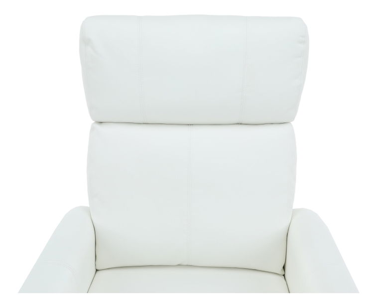 Fotoliu pentru relax Francesco CH 113100 piele PU Alb